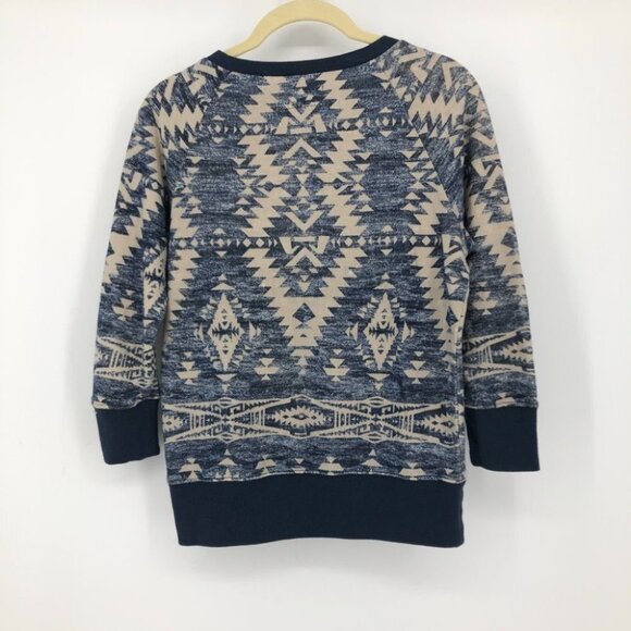 Denim&Supply Ralph Lauren blue Aztec print jumper - Picture 12 of 14